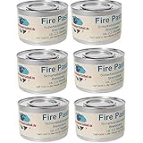 Gastro-Bedarf-Gutheil 6 x Sicherheitsbrennpaste je Dose 200 g Qualitätsprodukt Fire Paste Brennpaste Brenngel Brenndauer ca. 
