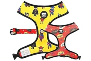 DUKIER - Arnés Reversible para Perros, Chaleco Antitirones, Mascotas, de Seguridad, Neopreno, Superdog, Talla M