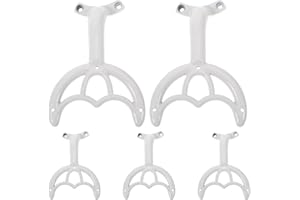 UKCOCO Support Pale Ventilateur Plafond Universel Bras De Pales De Ventilateur De Remplacement Facile À Installer Pour Maison Et Hôtel 17X11X4.5Cm 5 Pièces