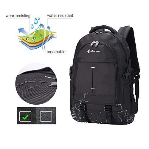 Wasserdichter Laptop-Rucksack Gro  er Tagesrucksack f  r Reisen  Freizeit  Alltag  Schule  Arbeit