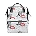 Produktbild bennigiry Marilyn Monroe Wickeltasche Rucksack groß Kapazität Reise Back Pack Wickeltaschen Organizer Multifunktions-Baby Staubbeutel für Mama