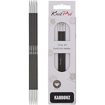 KnitPro KP10112 Aiguilles Doubles Pointes Bois Argent 20 Cm X 5,5 Mm