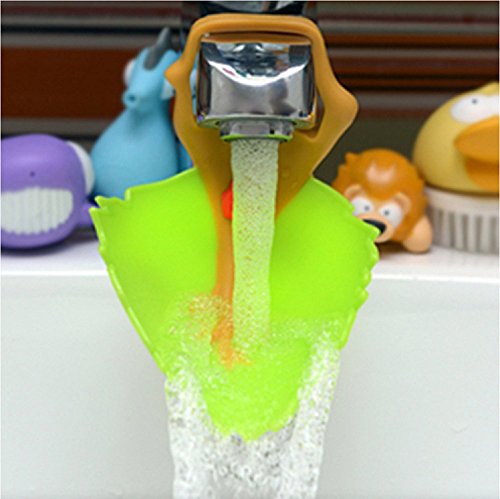 Schönes Leben* 3 Stück Wasserhahn Extender Hahn Extender für Kinder Baby Hände waschen Badezimmer Waschbecken Blatt-Art Sink Stil - 2