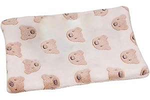 NSXIN Katzendecken für Hauskatzen Waschbar Hundedecke Flauschiges Katzenkissen, Gemütliche Beruhigende Katzendecke Bettmatte für Katze Kleine Hunde(40x50cm,Gelb)