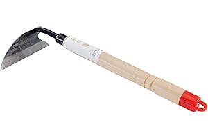 Wazakura Outil de désherbage manuel en acier japonais, Désherbeur, couteau à désherber, arrache mauvaises herbes et pissenlits, grattoir jardinage