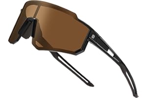 DUCO Polarisierte Sport Sonnenbrille für Herren Damen UV400 Schutz Baseball Radfahren Laufen Fischen Sonnenbrille DC0068