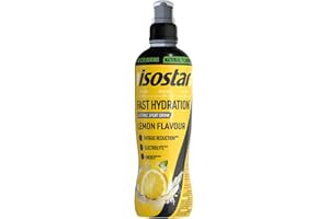 ISOSTAD Isostar Fast Hydratation - Saveur Citron - Boisson Isotonique pour sportifs - Apport de Glucides et d'Electrolytes - Arôme Naturel - Sans Colorant - 500 ml