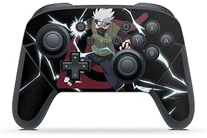 DEINDESIGN skin compatibile con Nintendo Switch Pro Controller pellicola adesivi Kakashi Naruto Shippuden Prodotto ufficiale su licenza