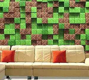 Decor Production Self Adhesive Brick Design Wallpaper Wall Sticker for Home Decor, Living Room, Bedroom, Hall, Kids Room, Play Room (brick-wallpaper-pt11-02-5.5sqft-moq-5)