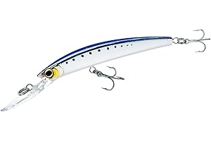 DUEL Yo-Zuri Deep Diver Crystal Minnow - Señuelo Flotante de 90 mm