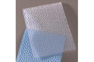 Efco Embossing Stencil Polka Dots Pochoir, Plastique, Claire, 106mm x 150mm