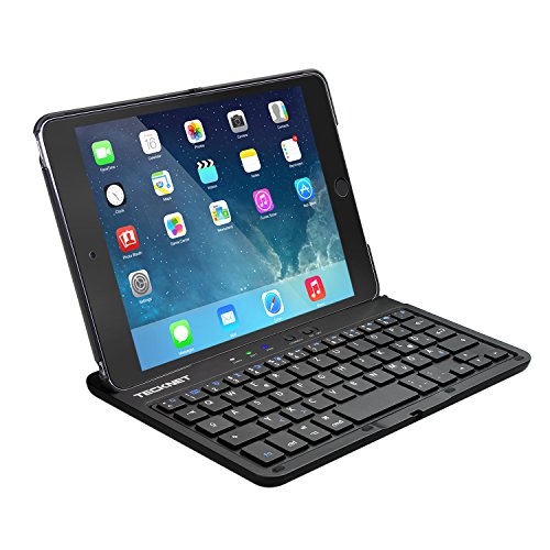iPad Mini 4 Bluetooth Tastatur, TeckNet Drahtlose Tastatur Keyboard Case / Hülle mit 360 Grad-Umdrehung und Multi-Angle Stehen für Apple iPad Mini 4 - 2014