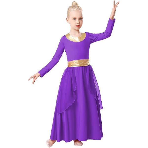Danzcue Celebration Of Spirit Long Sleeve Praise Dance Dress