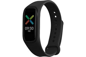 kwmobile 2 x paski do zegarka, kompatybilne z Oppo Band, sportowy pasek do monitorowania aktywności w kolorze czarnym, ciemnoniebieskim