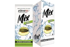ELEVENFIT Eleven Fit Mix Instantáneo Sabor Melón | Prepara 1.5L de Bebida Saludable, Sin Azúcar y Baja en Calorías | Ideal para Mezclar con Agua y Mejorar tu Dieta | Caja de 12 Sobres