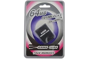 Link-e : Speicherkarte 64Mb (1019 Blocks, Unkomprimierter Speicher) Kompatibel mit Nintendo Gamecube Konsole