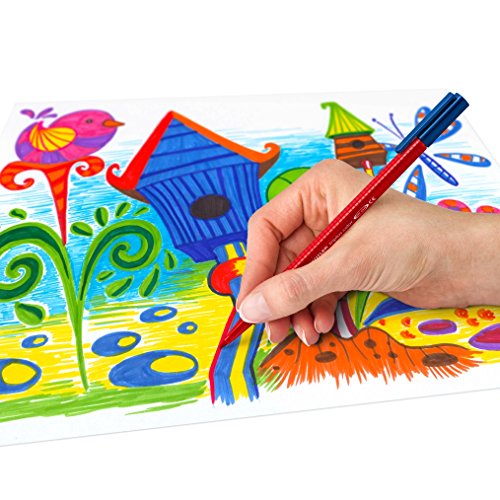 Staedtler 323 TB26 Fasermaler Triplus Color (ergonomische Dreikantform, stabile Spitze, Strichbreite 1.0 mm, leicht auswaschbar, Etui mit 26 farblich sortierten Fasermalern) - 4