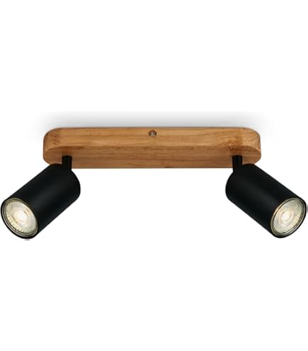 ouglres Led-wandlamp, industrieel design, retro-wandlamp van staal/aluminium, compacte verlichting, voor woonkamer, slaapkamer, zwart, 1-pak
