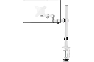 Bracwiser Soporte Monitor, Brazo Monitor para Pantalla LED LCD de 13-32 Pulgadas(Altura Ajustable), VESA 75/100 mm, 2 Opciones de Montaje, Soporte Monitor Escritorio - MD7421W