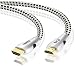 Produktbild IBRA HDMI-Kabel (10 m, High Speed v2.0/1.4a, 18 Gbit/s, 3D TV 2160p PS4 Sky HD 4K Ultra HD Ethernet Audio Return Virgin BT Nylon geflochtenes Titan