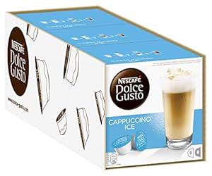 Nescafe Dolce Gusto Cappuccino Ice Coffee, Pack of 3 (Total 48 Capsules, 24 servings): Amazon.co 