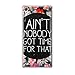 Produktbild Zanasta Designs Schutzhülle Sony Xperia Z3 Hülle Case Slim Cover mit Motiv Nobody Got Time