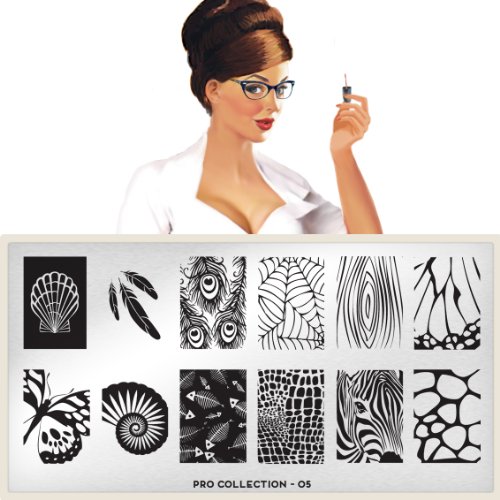 MoYou-London Nail Art Image Plate Pro XL Collection - 05