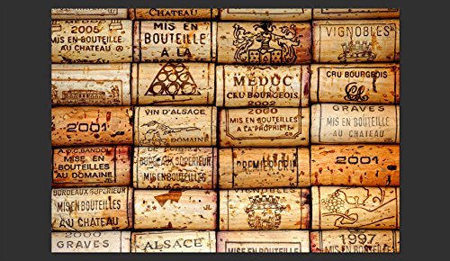 FOTOTAPETE 400×280 cm – VLIES TAPETE PREMIUM – PROFI QUALITÄT – Top moderne Wanddeko – Riesen Wandbild – Top Design Tapete – Neue exklusive Edition mit noch besser Druckauflösung – Deutsches Premium Vlies – Korken Wein j-B-0021-a-a - 2