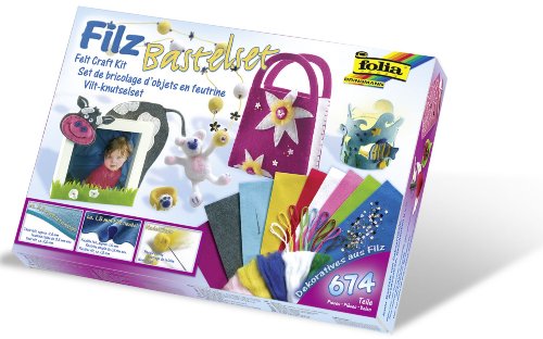 Bringmann Folia 51019 - Set per Cucire Il Feltro, 674 Pezzi