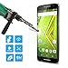 Produktbild X Play Folie - MoKo Klar HD 9H Panzerglas Hartglas Glas Display Schutzfolie Displayschutzfolie Displayschutz Glass Screen Protector für Motorola Moto X Play 5.5 Zoll 2015 Smartphone, Transparent