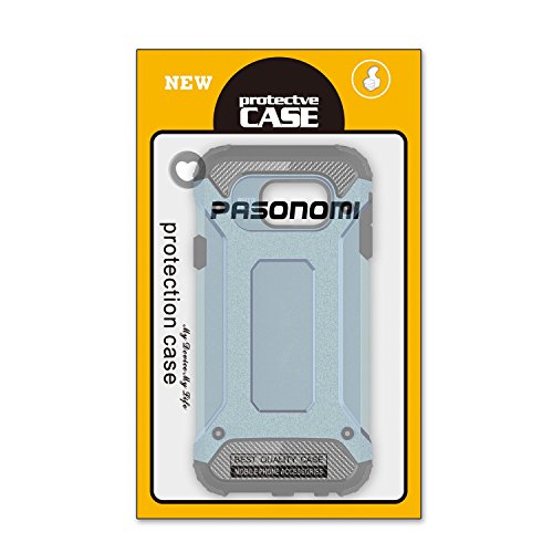 Galaxy A3 2016 Funda  Pasonomi    Pesada   Doble Capa  Carcasa de Protecci  n Hibrida Armadura Funda para Samsung Galaxy A3 2016  Azul oscuro