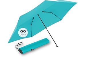Doppler Taschenschirm Zero,99 Flat I Ultra leichter Regenschirm I Kleiner Schirm I Mini Regenschirm I Leicht zu Öffnen I Flach & kompakt I Taschenregenschirm windproof