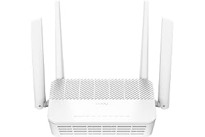 Cudy WR3000P AX3000 Dual Band WiFi 6 Mesh Router, 2. WAN/LAN, 4× Gigabit Ethernet RJ45-portar, MU-MIMO, OpenVPN, WireGuard