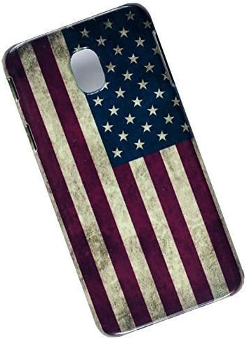 Slim Case for Samsung Galaxy J3 (2017), J330, Pro, Duos. Flag of the United States. USA Flag.