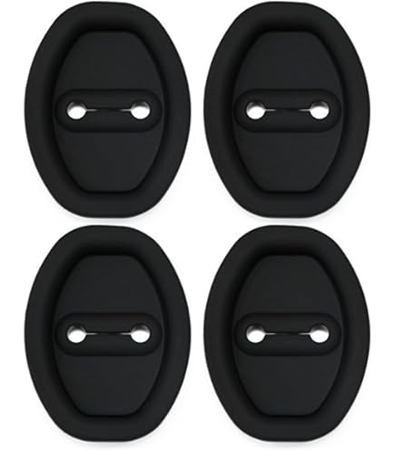 4 Capuchons En Silicone Pour Serrures De Voiture – Réduction Bruit Et Protection Anti-rouille