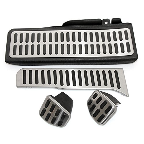 9 MOON pedal del coche de acero inoxidable para volkswagen vw mk6 jetta tiguan toureg skoda octavia manual Golf MK5