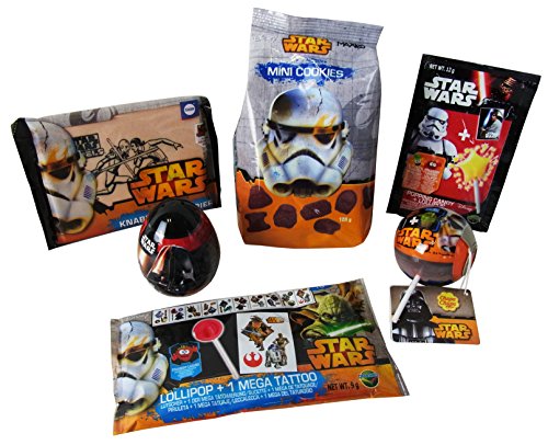 Preisvergleich Produktbild Probier Set mit Star Wars Süßigkeiten für Kindergeburtsag (6-teilig)