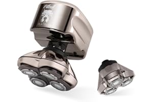 SKULL SHAVER Pitbull Platinum PRO + chuchilla CR3 | Afeitadora de Cabeza Hombre | Afeitadora Cabeza