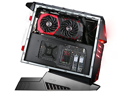MSI Aegis Ti3 VR7RE SLI-005DE Gaming-PC (Intel Core i7-7700K, 2x Nvidia GeForce GTX1080 8GB – im SLI Verbund, 2 x 512GB SSD, 4 x 16 GB DDR4, Windows 10 Home) schwarz, High End, Wassergekühlt - 6