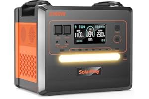 CELLPLAY SolarPlay Station Électrique Portable 2500W, 2304 Wh LiFePO4 Batterie 220V Nomade, Groupe Electrogene Silencieux Générateur, 14 Ports - Generateur Solaire Camping Power Station