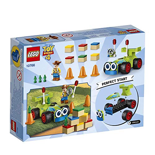 LEGO Juniors 4+ Toy Story 4 Woody e RC, Set di Costruzioni con Minifigure, 10766 11 lego Lego-Juniors-Woody-e-RC-Gioco-per-Bambini-Multicolore-191-x-141x-46-mm-10766