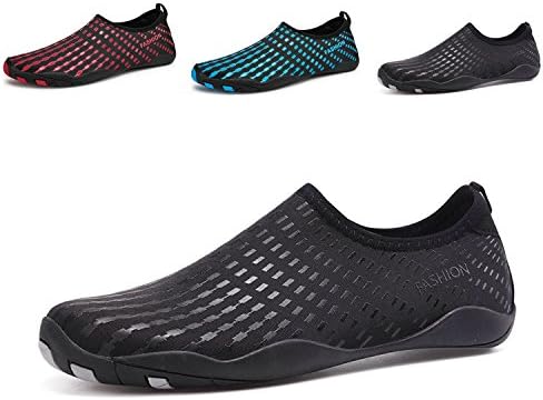 LK LEKUNI LeKuni Barefoot Water Shoes Mens Womens Quick Dry for Swimming Yoga Boating Lake Beach Travel(1761-Black,11.5)