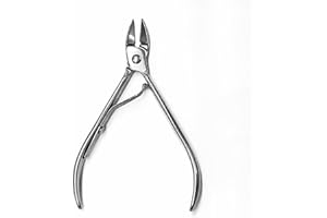 MORI KAMEI Cuticle Cutter Best Stainless Steel Pliers Scissors Suitable for Trimming Dead Skin on The Edges of Nails on Hands and feet Nail Art Tools Male Female Universal (Silver)