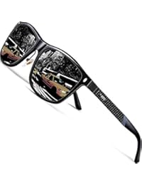ATTCL Herren Polarisierte Fahren Sonnenbrille Al-Mg Metall Rahme Ultra Leicht