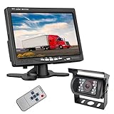 Die Kamera mit digitalem Ausgangssignal, hoher Auflösung und Farbkontrast. Bilder können horizontal und vertikal für Spiegel- oder normale Betrachtung gedreht werden. Wasserdicht mit 18 Infrarot (IR) LED: Es hilft Ihrem Sehfeld nachts oder bei schlechtem Wetter noch deutlich.