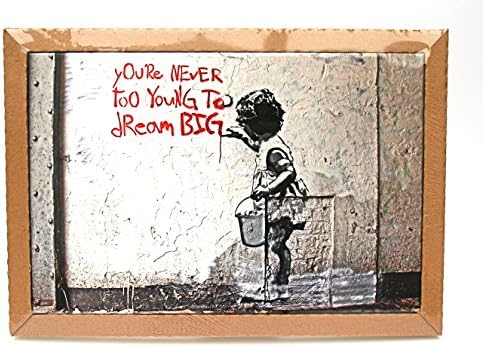 Mr Brainwash You're Never too Young Photo Canvas (12x8)