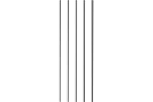 Boxonly Lot de 5 tiges rondes en acier inoxydable 304 5 x 300 mm