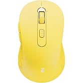 Everest SM-BT08 Usb 2in1 Bluetooth ve 2.4GHz Uzun Menzilli Kablosuz Mouse (SARI)