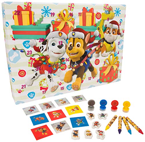 Preisvergleich Produktbild Paw Patrol PWP9-6710 Adventskalender 2018, Mehrfarbig