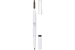 ‎E.L.F. e.l.f. Instant Lift Brow Pencil | Doppelseitiger Präzisions-Liner & Spoolie für definierte Brauen | Deep Brown | 0.006 Oz (0.18g)